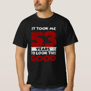Vintage 53 Years Old Funny 53rd Birthday Gift T-Shirt