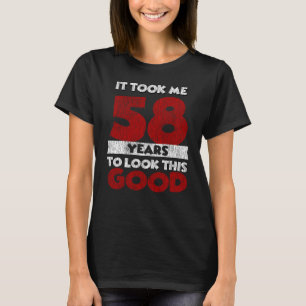 Vintage 58 Years Old Funny 58th Birthday Gift T-Shirt