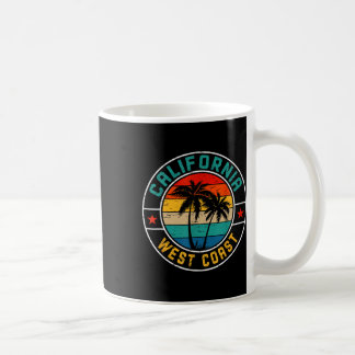 Vintage 60s 70s West Coast Beach Funny Palm Tree C Coffee Mug