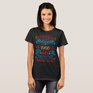 Vintage 60th Birthday Decorations Vintage 1966 60 T-Shirt