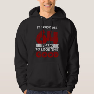 Vintage 64 Years Old Funny 64th Birthday Gift Hoodie
