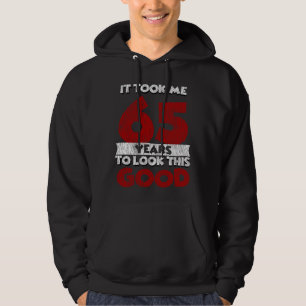 Vintage 65 Years Old Funny 65th Birthday Gift Hoodie