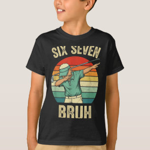 Vintage 67 Meme 6 7 Six Seven Bruh Golf Golfer Fun T-Shirt