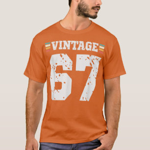 Vintage 67 Year Old Happy 67th Birthday Fun Sports T-Shirt