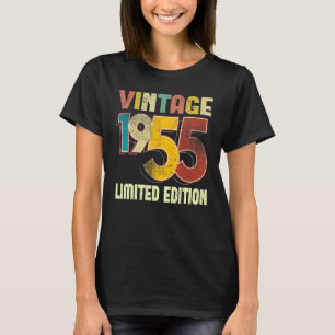 Vintage 68 Birthday Decorations Men 68th BDay 1955 T-Shirt