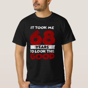 Vintage 68 Years Old Funny 68th Birthday Gift T-Shirt