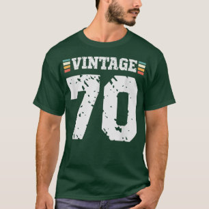 Vintage 70 Year Old Happy 70th Birthday Fun Sports T-Shirt