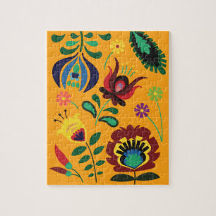 Vintage 70's Flower Puzzle