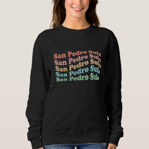 Vintage 70's Honduras Hippie City - Retro San Pedr Sweatshirt