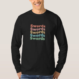 Vintage 70's Ireland Hippie City - Retro Swords T-Shirt