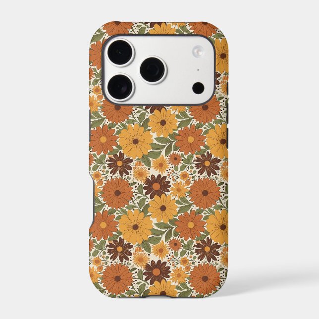 vintage 70s styled floral/flower (Back)