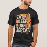 Vintage 70s Surf - Retro Sunset Surfing Beach