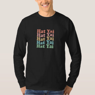 Vintage 70's Thailand Hippie City - Retro Hat Yai T-Shirt