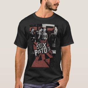 Vintage 70s UK Punk Rock Band Poster Art T-Shirt