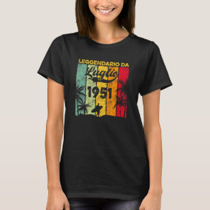 Vintage 70th Birthday July 1951 Women Men T-Shirt