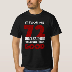 Vintage 72 Years Old Funny 72nd Birthday Gift T-Shirt