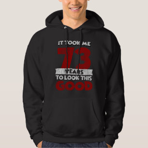 Vintage 73 Years Old Funny 73rd Birthday Gift Hoodie