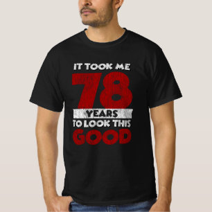 Vintage 78 Years Old Funny 78th Birthday Gift T-Shirt