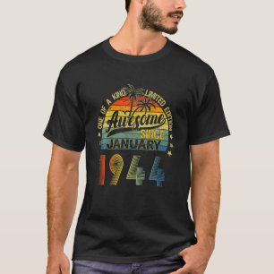 Vintage 78 Years Old January 1944 Decorations 78Th T-Shirt