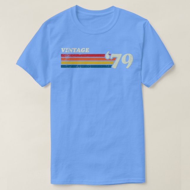 VINTAGE 79 RETRO STRIPES T-Shirt (Design Front)
