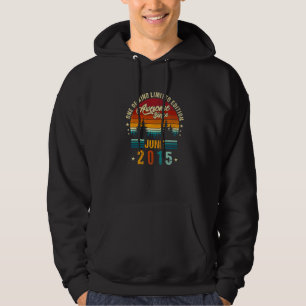 Vintage 7th Birthday Awesome Since June 2015 Epic Hoodie