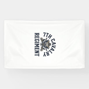 Vintage 7th Cavalry Regiment Chest Print Design_1 Banner