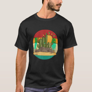 Vintage 80 s Desert Scene Retro Mountains Southwes T-Shirt