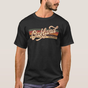 Vintage 80s 70s Oakland Retro Oakland California T-Shirt