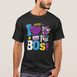 Vintage 80s for Women I love the 80s Clothes 1980 T-Shirt