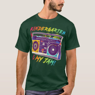 Vintage 80s Kindergarten is my jam funny for boy g T-Shirt