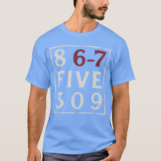 Vintage 80s Music 8675309 Jenny 8675309 Six Seven  T-Shirt