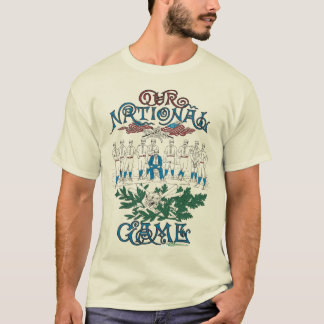 Vintage 80s Our National Game 1887 T-Shirt