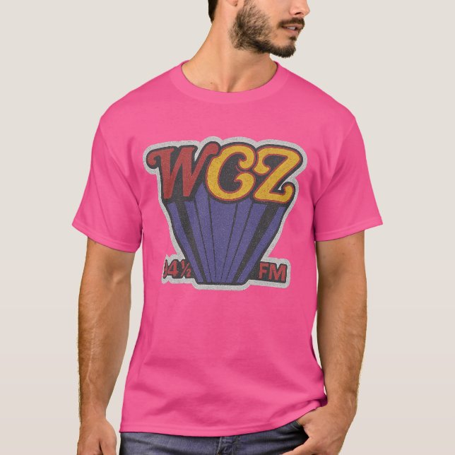 Vintage 80s-style radio WCOZ T-Shirt (Front)