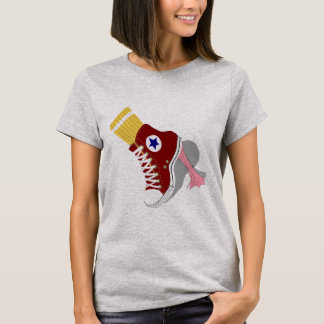 Vintage 80s Style Shoe T shirt design