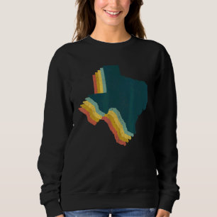 Vintage 80s Western State Native Texan Pride Retro Sweatshirt