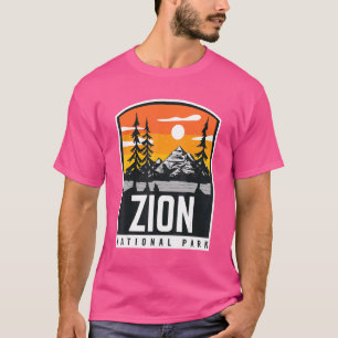 Vintage 80s Zion National State Park Hiking Trip G T-Shirt