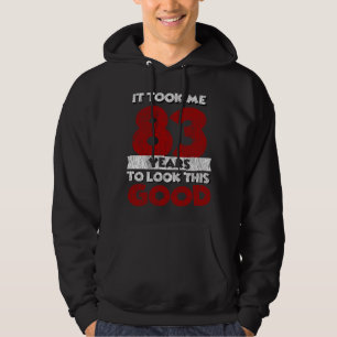 Vintage 83 Years Old Funny 83rd Birthday Gift Hoodie