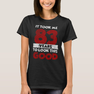 Vintage 83 Years Old Funny 83rd Birthday Gift T-Shirt