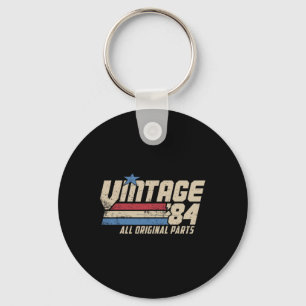 Vintage 84 Retro 41st Birthday Top For Men 1984 Da Key Ring