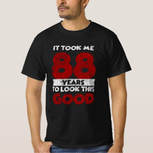Vintage 88 Years Old Funny 88th Birthday Gift T-Shirt