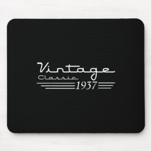 Vintage 88th Birthday Decorations Vintage 1937 88  Mouse Pad