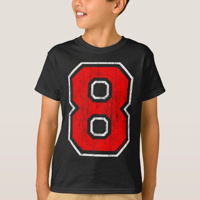Vintage #8 T-Shirt (Front)