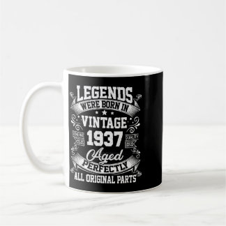 Vintage 90 Birthday Gifts Men Women 90yr 1937 90th Coffee Mug