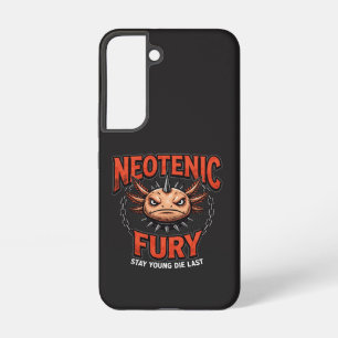 Vintage 90s Heavy Metal Axolotl Band Tour Parody Samsung Galaxy Case