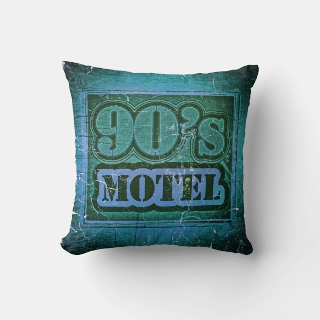 Vintage 90's Motel #2 - Pillow (Front)