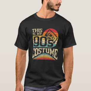 Vintage 90s Outfit Women Men This Is My 90's Costu T-Shirt