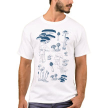 Vintage 90s Tattoo Mushroom Design T-Shirt