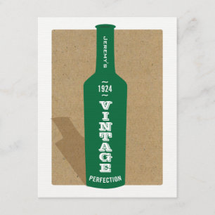 Vintage 90th Birthday Wine Party Invitation