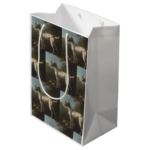 Vintage A Grey Spotted Hound John Wootton Medium Gift Bag