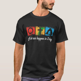 Vintage A Lot Can Happen in 3 Days Bible Easter Ch T-Shirt